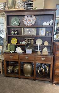 Antique Georgian Oak Plate Rack