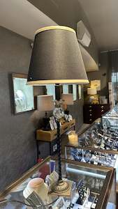 Homeware Lamps Amp Lighting: Gold and Black Table Lamp with Shade