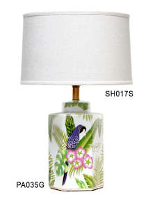 Parrot Lamp and Shade