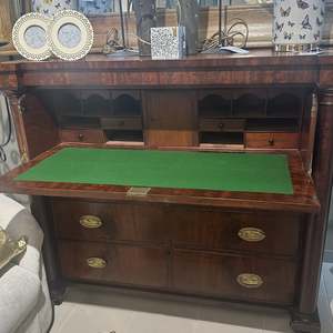 Homeware: Antique Georgian III Secretaire Chest - Circa 1820
