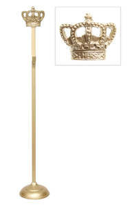 Homeware: Wreath Stand - Gold Crown