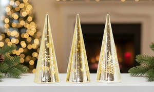 Locket: Etched Tree - LED Lights 20cm