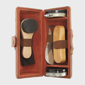 Mens: Shoe Shine Kit Gents - 6 pieces