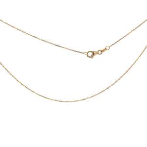 18ct Yellow Gold Trace Chain - 45cm