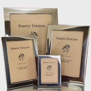 Sterling Silver Frame - Plain Medium