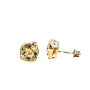 Citrine Stud Earrings