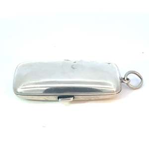 Jewellery 1: Antique Stirling Silver Double Sovereign Case