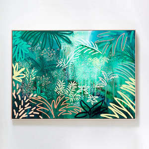 Originals On Canvas: Soon - Original Artwork on Canvas by Jen Sievers