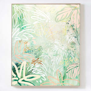 Sage: Hush - Original Artwork on Canvas by Jen Sievers