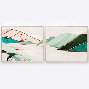 Just Once More Diptych, Lake Wanaka (sold as a pair) - Limited Edition Print