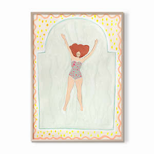 Splish Splash - Original Artwork on Paper by Jen Sievers