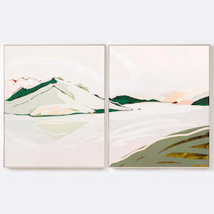 Wonderland: The Majestic (Lake Wakatipu, Queenstown) Diptych (sold as a pair) - Limited Edition Print