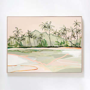 Sun Seekers: To Float Away (Rarotonga) - Limited Edition Print