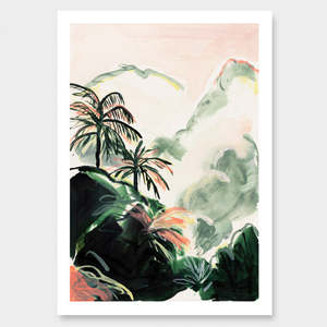 Prints: Through The Mist' Art Print A4