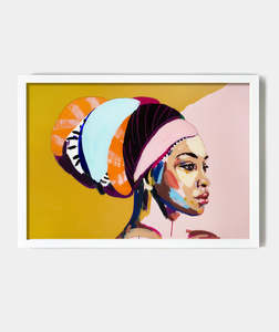Prints: Her Love Conquers' Art Print as seen on The Block NZ A4