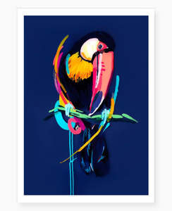 Prints: Señor Toucan' Art Print A4