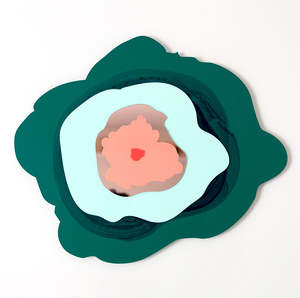 Originals On Canvas: Gigi - Original 3D Artwork by Jen Sievers