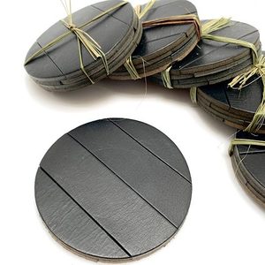 Up-cycled Leather Coasters - Jennifer Strange