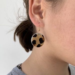 Products: ‘Allrounder’ Leather Earrings - Jennifer Strange