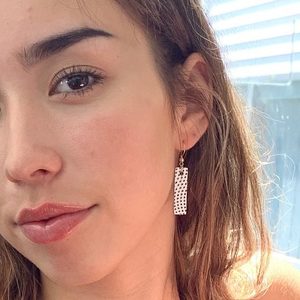 ‘Call Me Perfect’ Leather Earrings - Jennifer Strange