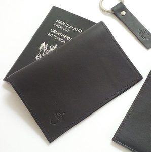 Leather Passport Holder - Jennifer Strange