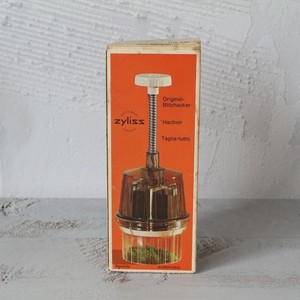 Retro Zyliss Food Chopper Swiss Made with Original Box