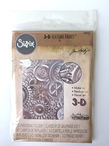 Mechanics Texture Fades Embossing Folder 3-D Sizzix
