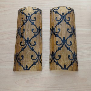 Products: Amber Glass Light Shades x 2