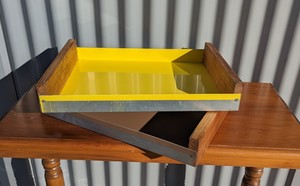 Products: Industrial Metal and Wood Trays