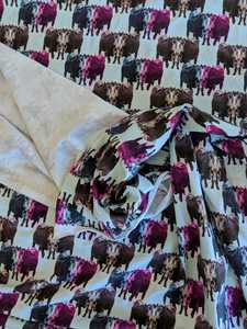 Products: Cow Print Fabric - Jenny Latto