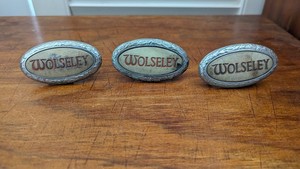 Products: Wolseley Badges or lights x 3