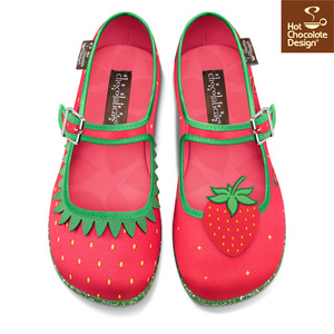 Hot Chocolate Design All Flats: HCD Mary Janes ~ Berry Bliss