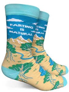 Farting is Natural - Men's Crew Socks by Groovy Things