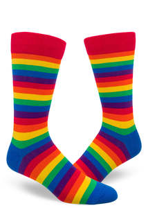 Classic Rainbow - Men's Crew by Modsocks