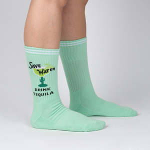 Save Water Drink Tequila - Athletic Socks by Sock it to Me
