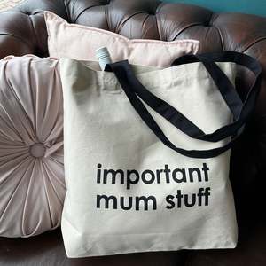 Canvas Tote by Nutmeg Creative - important mum stuff