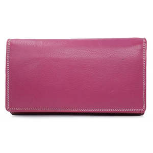 Riccardo Ferrici Leather Wallet ~ Pink