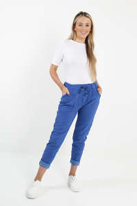 Italian Made Magic Pants ~ Royal Blue