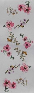 Gorgeous Scarves: Pink Floral Cotton/Modal Designer Scarf