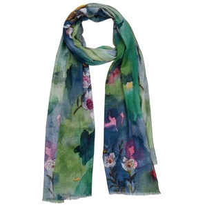 Spring Garden Cotton/Modal Designer Scarf