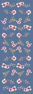 Gorgeous Scarves: Bees on Blue Cotton/Modal Designer Scarf