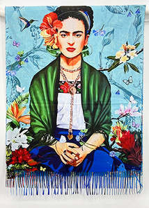 Soft & Warm Dual Patterned Scarf ~ Frida C