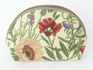 Tapestry Bags Accessories: Tapestry Cosmetic Bag ~ Morning Garden