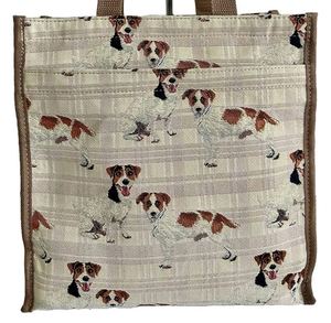 Tapestry Bags Accessories: Tapestry Shopper Bag - Jack Russell