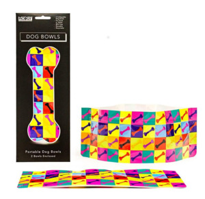 Modgy Expandable Vases Dog Bowls 1: Modgy Portable Dog Bowl ~ Woofhol