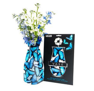 Modgy Vase ~ Blue Morpho