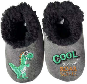 Slumbies® Cosy Toddler Slippers ~ Roarsome