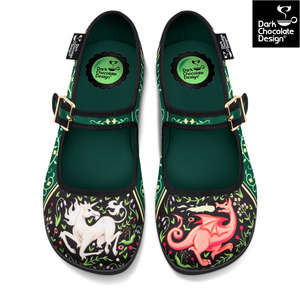 Hot Chocolate Design All Flats: HCD Mary Janes ~ Medieval Bestiary