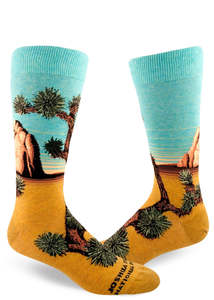 Joshua Tree - Men's Crew by Modsocks