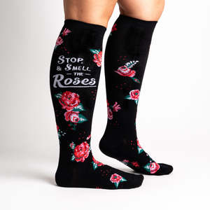 Stop & Smell The Roses - Knee Highs by Sock it to Me